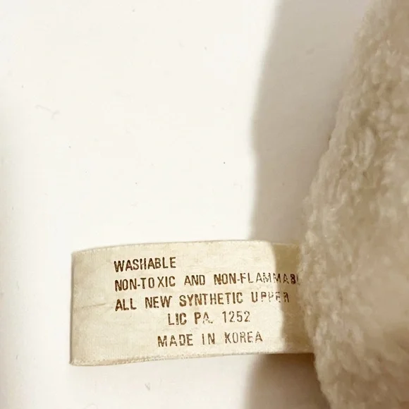 Vintage 1980’s Hound Dog Brown & white Hush Puppies Dog Stuffed Plush. Size 4" - Picture 8 of 10